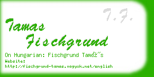 tamas fischgrund business card